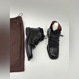 ❤️ Gucci Vintage Leather Boots Size 6.5 A131U0